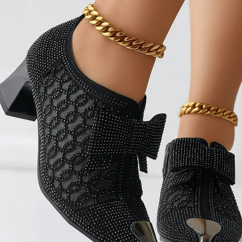 Talons Vivienne avec Nœud