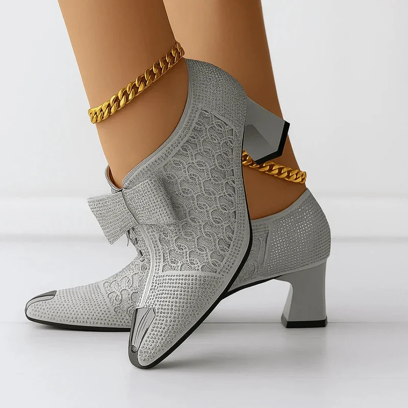 Talons Vivienne avec Nœud