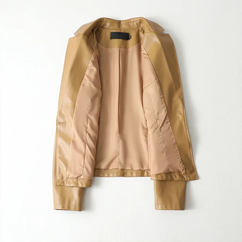 Veste en cuir d'agneau Vera