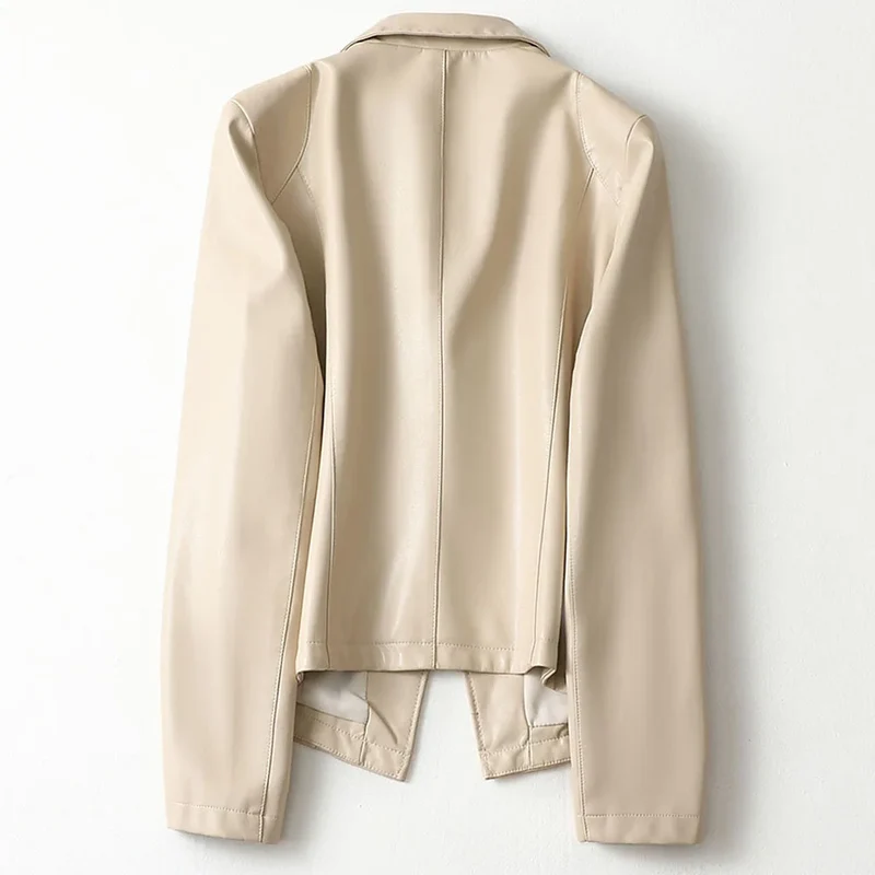 Veste en cuir d'agneau Vera