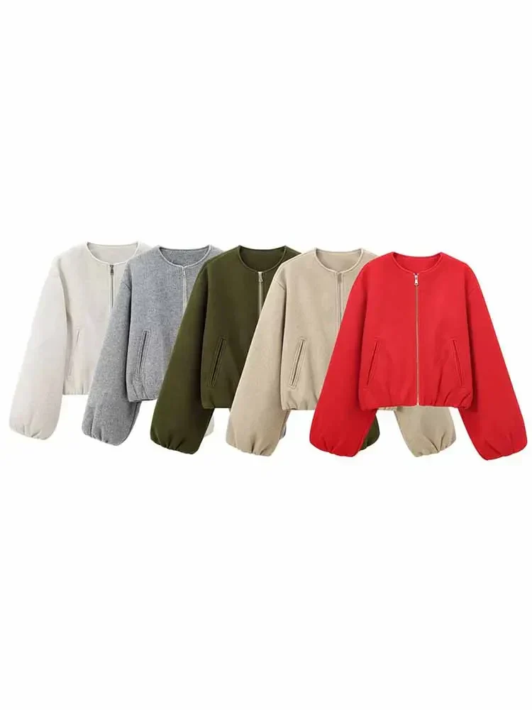 Veste Bomber Grise Femme au Style Décontracté et Confortable
