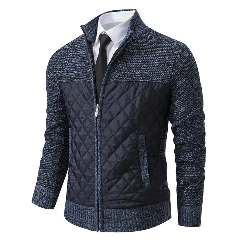Veste Élégante en Jacquard Twill Chaude pour Homme