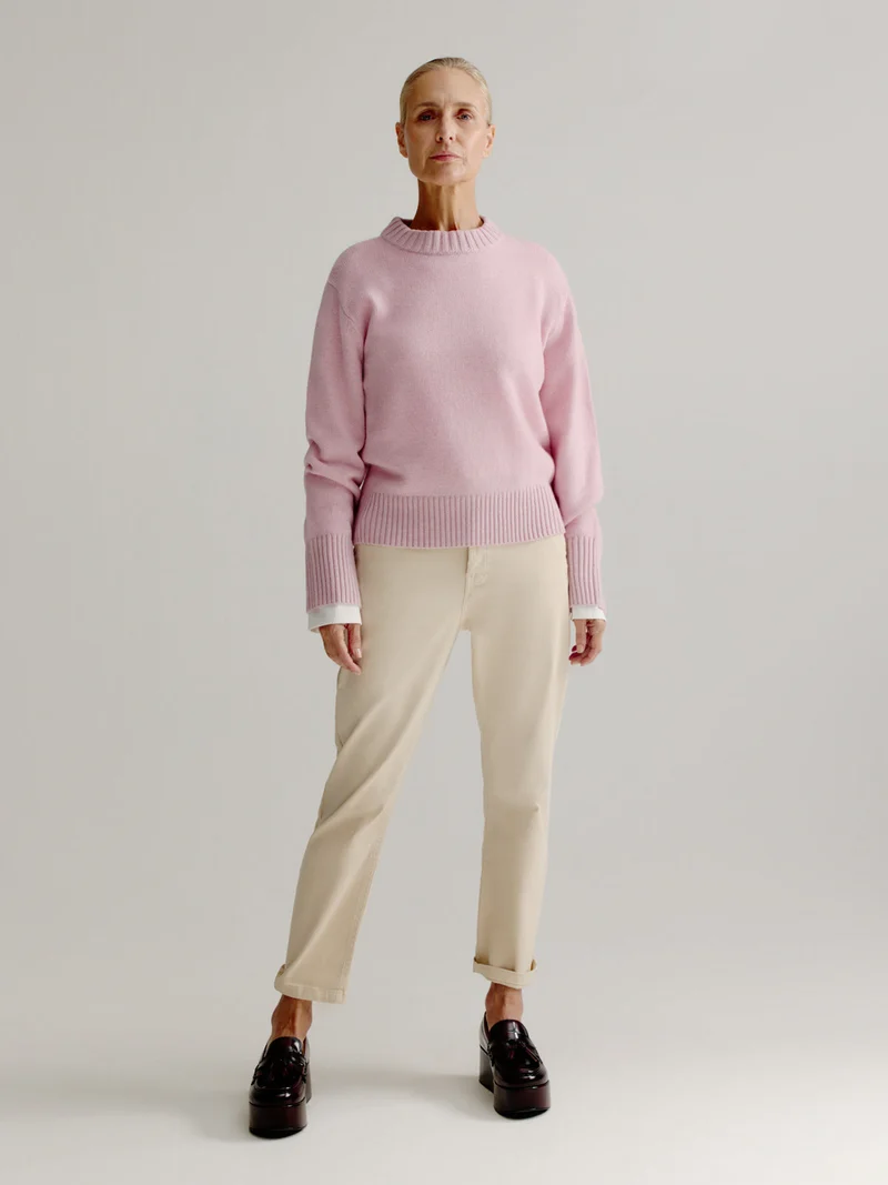 Light Pink Sweater Pull Lente