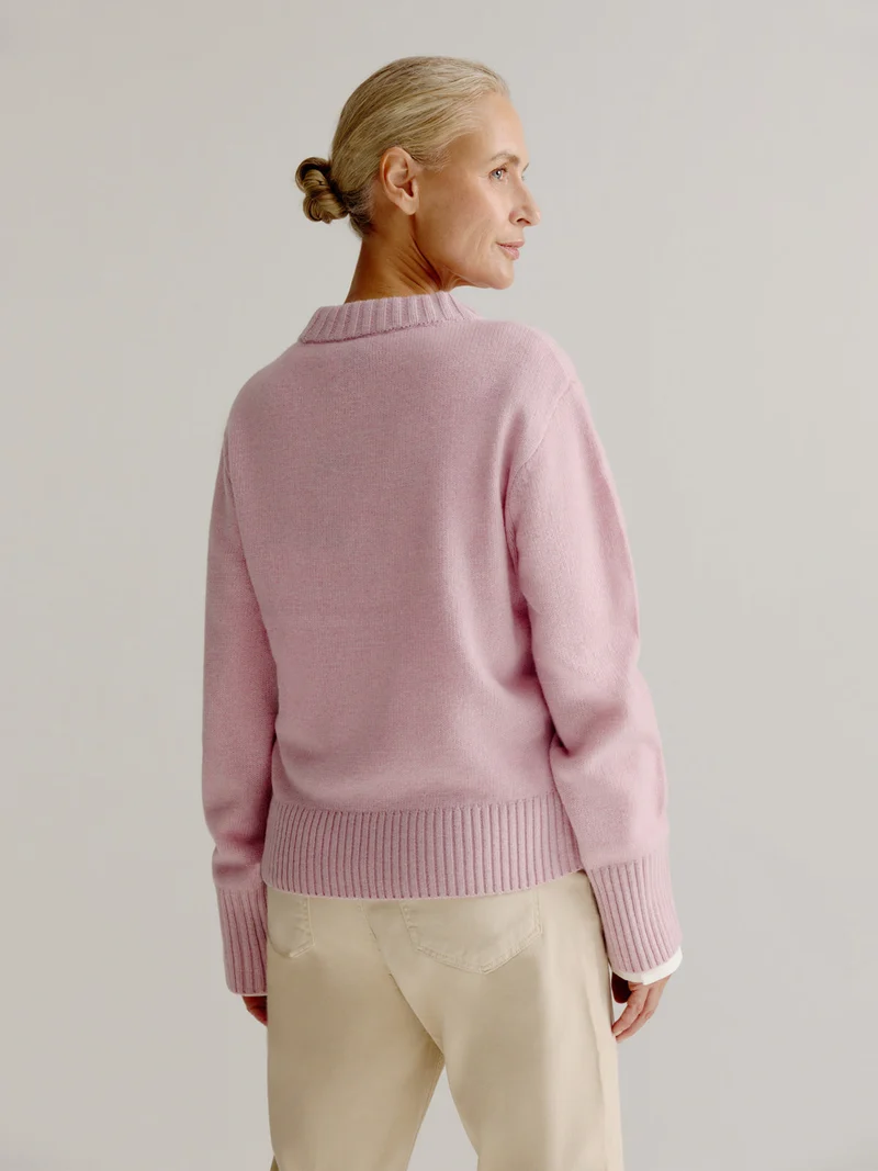 Light Pink Sweater Pull Lente