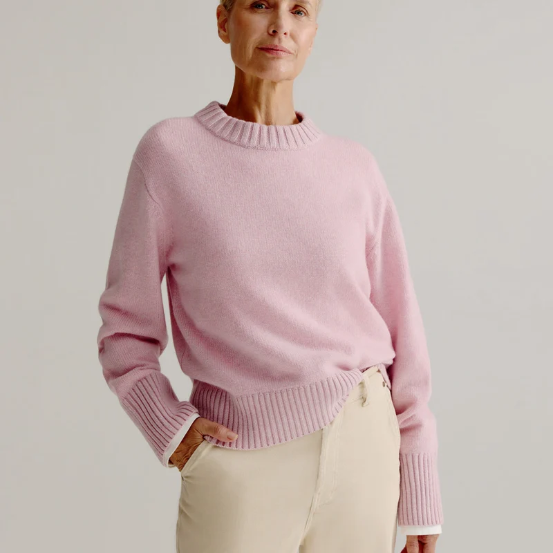 Light Pink Sweater Pull Lente