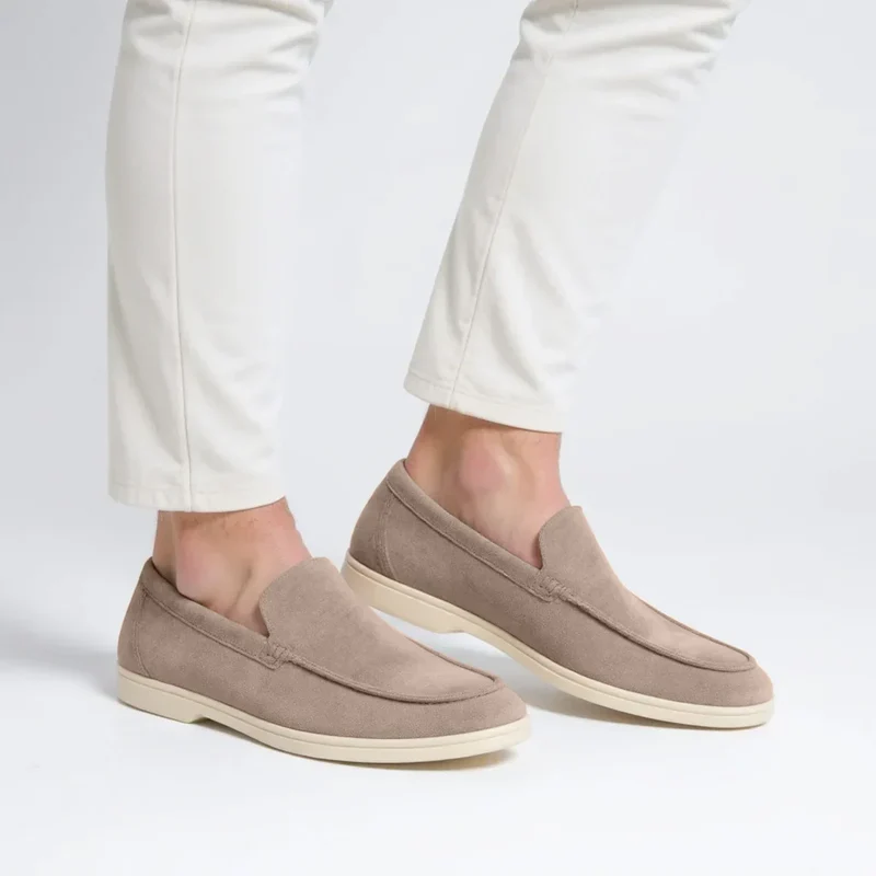 Mocassins en Daim Style Old Money