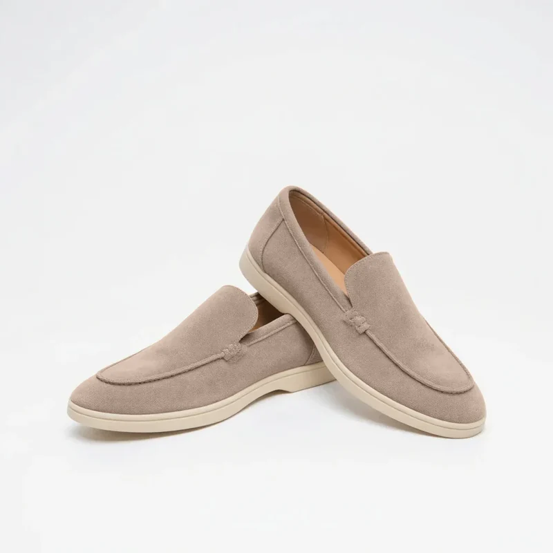 Mocassins en Daim Style Old Money