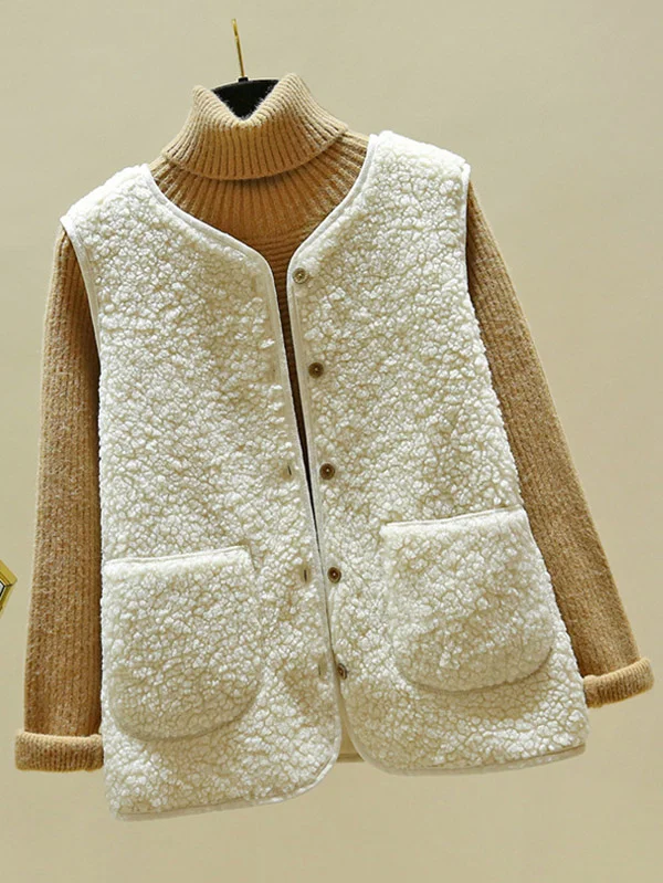 Veste Laine Sans Manches
