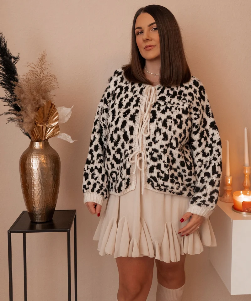 Jupe beige Nicole coupe fluide