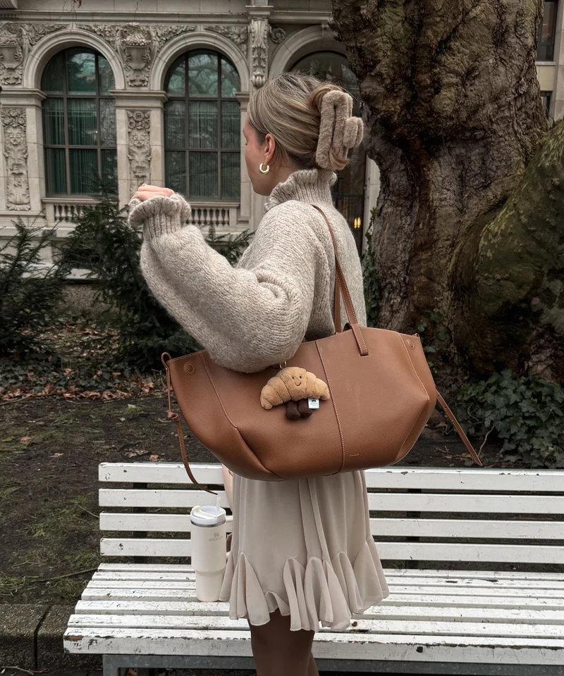 Jupe beige Nicole coupe fluide