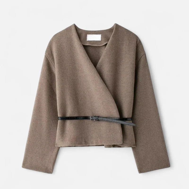 Pull Wrap Élégant pour Femme Style Raffiné & Confort Douillet