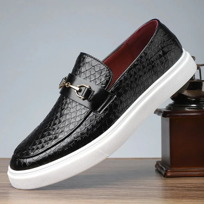 Aureo Loafers – Mocassins en cuir chic et confortables pour homme