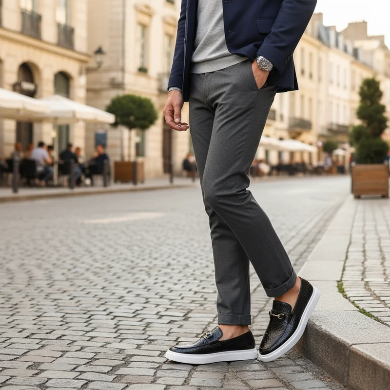 Aureo Loafers – Mocassins en cuir chic et confortables pour homme
