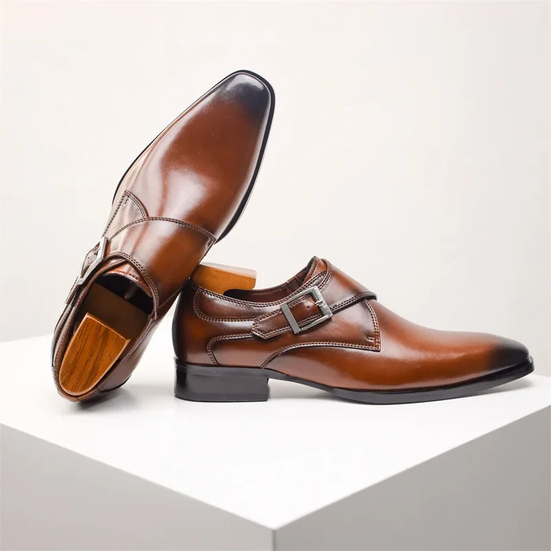 Souliers italiens artisanaux en cuir premium