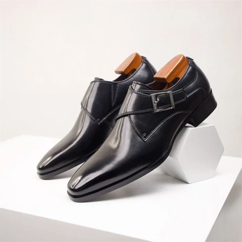 Souliers italiens artisanaux en cuir premium