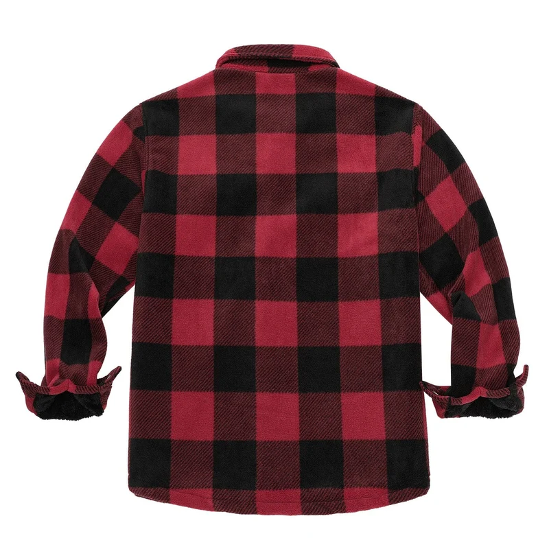 Chemise à carreaux doublée chaude – 5 modèles disponibles