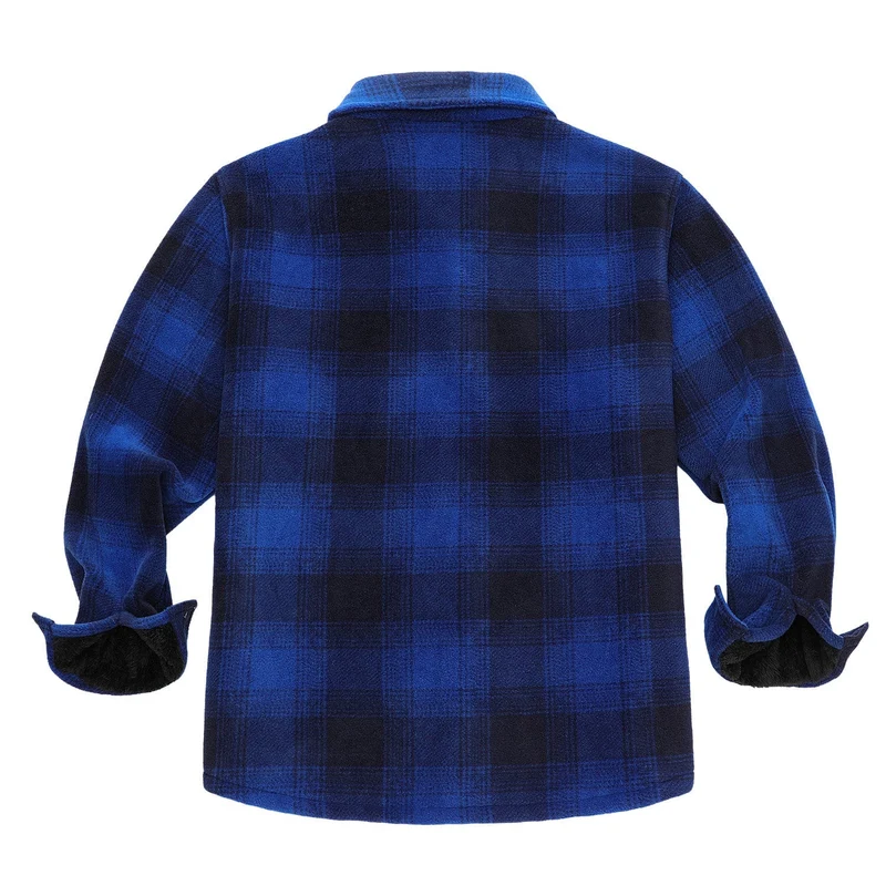 Chemise à carreaux doublée chaude – 5 modèles disponibles