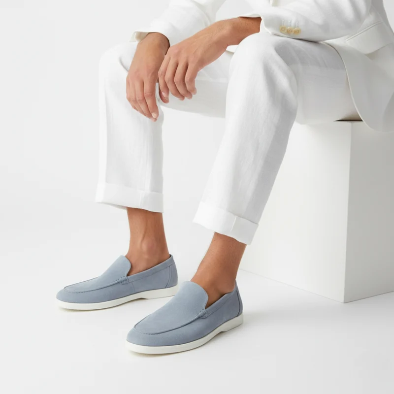 Mocassins en Suède pour Homme