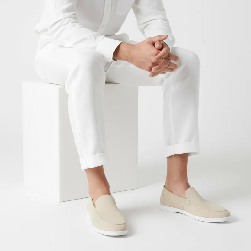 Mocassins en Suède pour Homme