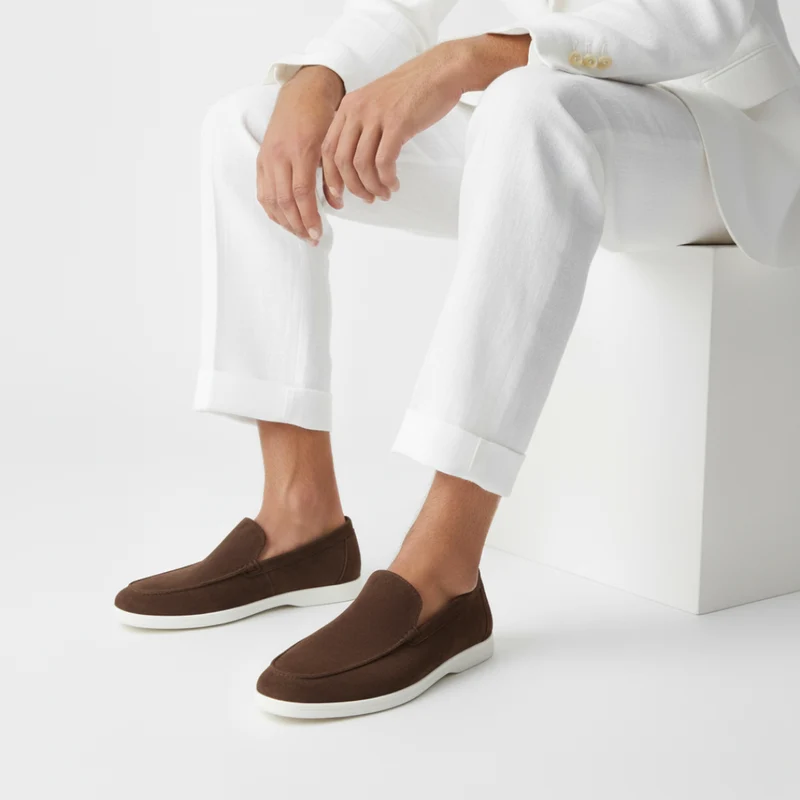Mocassins en Suède pour Homme