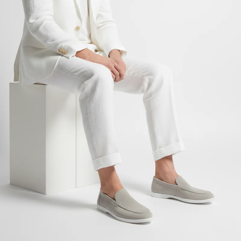 Mocassins en Suède pour Homme