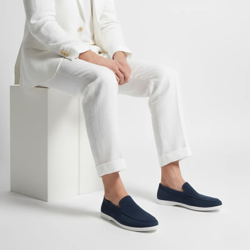 Mocassins en Suède pour Homme