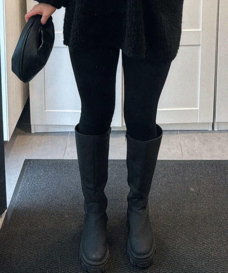 Bottes noires élégantes Amira