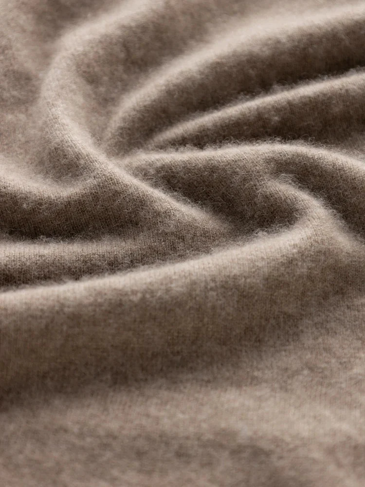 Robe portefeuille en cachemire ultra-doux