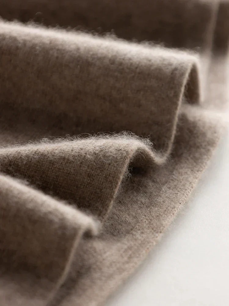 Robe portefeuille en cachemire ultra-doux