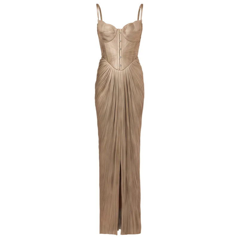Robe Maxi Dorée