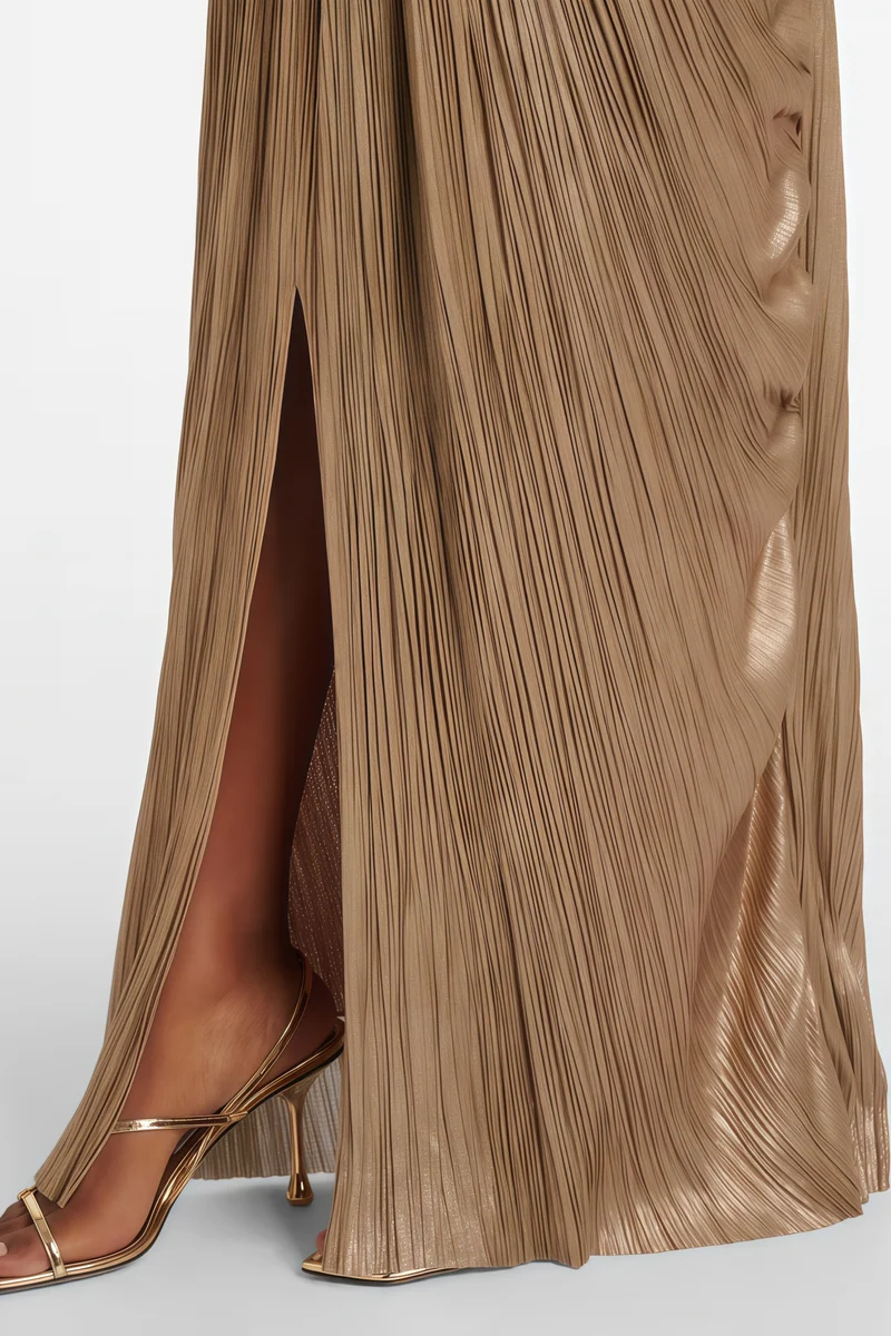 Robe Maxi Dorée