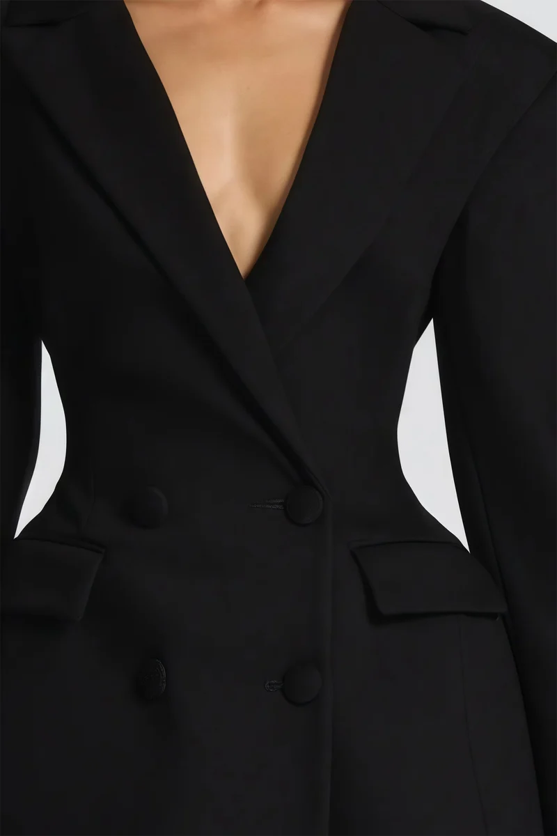 Blazer Noir Femme