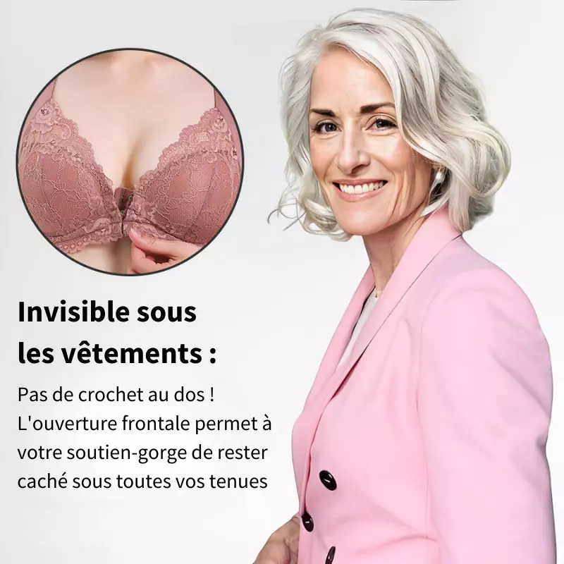 Pack de 3 Soutiens-Gorge Sans Fil Galbants à Fermeture Frontale