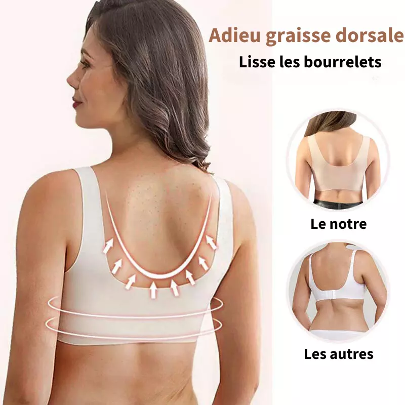Pack de 3 Soutiens-Gorge Sans Fil Galbants à Fermeture Frontale