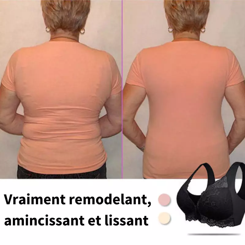 Pack de 3 Soutiens-Gorge Sans Fil Galbants à Fermeture Frontale