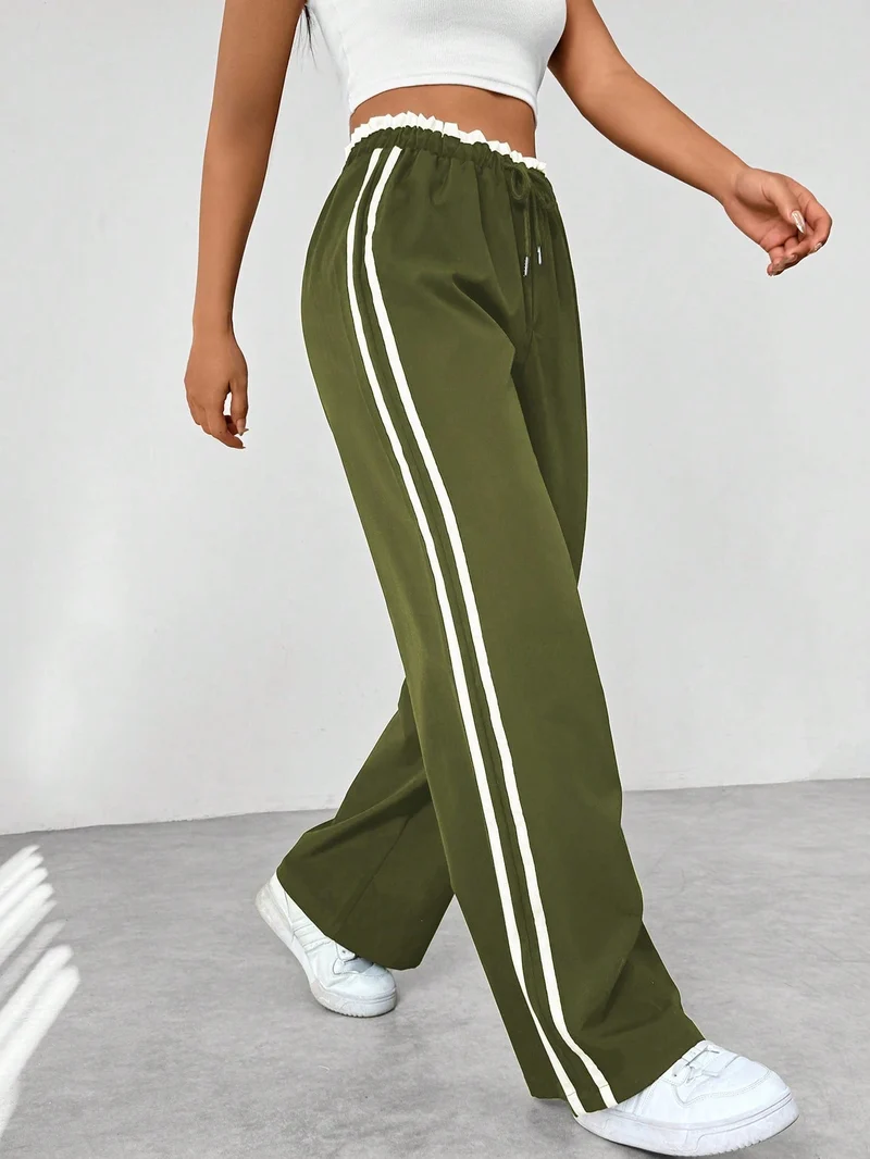 Pantalon Sport Femme Large et Tendance