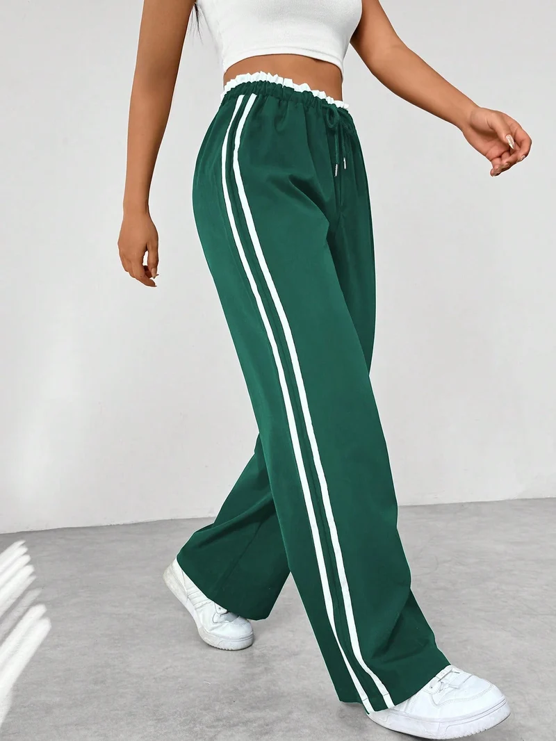 Pantalon Sport Femme Large et Tendance