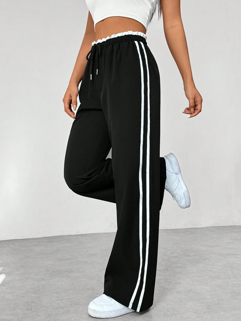 Pantalon Sport Femme Large et Tendance