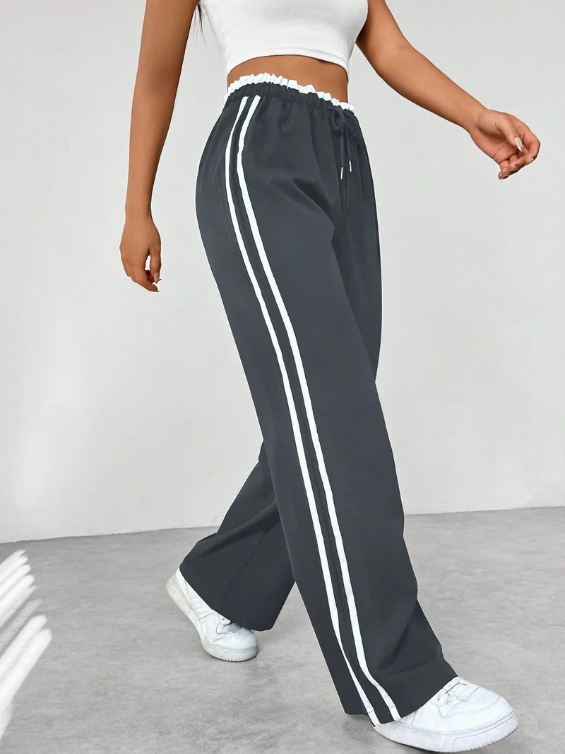 Pantalon Sport Femme Large et Tendance