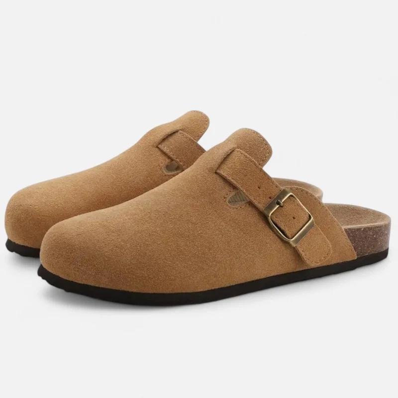 Mules en Suède pour Homme – Confort Sculpté Style Sabots