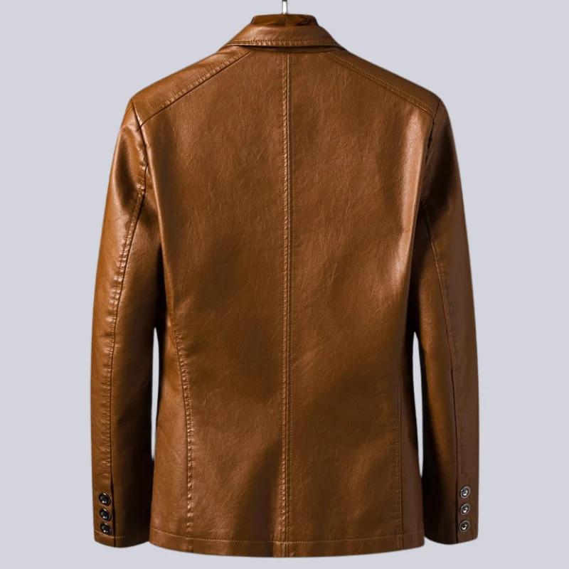 Veste en Cuir Homme “Nuit Tombante” au Style Intense