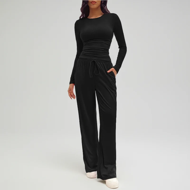 Ensemble Femme Deux Pièces au Style Moderne et Élégant