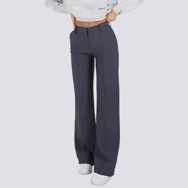 Herbie - Pantalon Taille Haute Décontracté