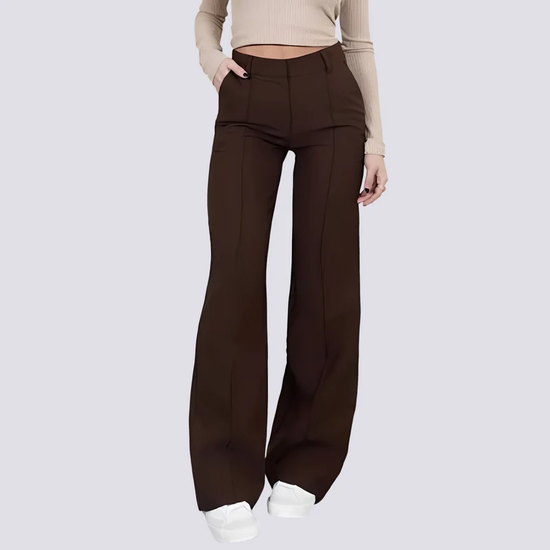 Herbie - Pantalon Taille Haute Décontracté