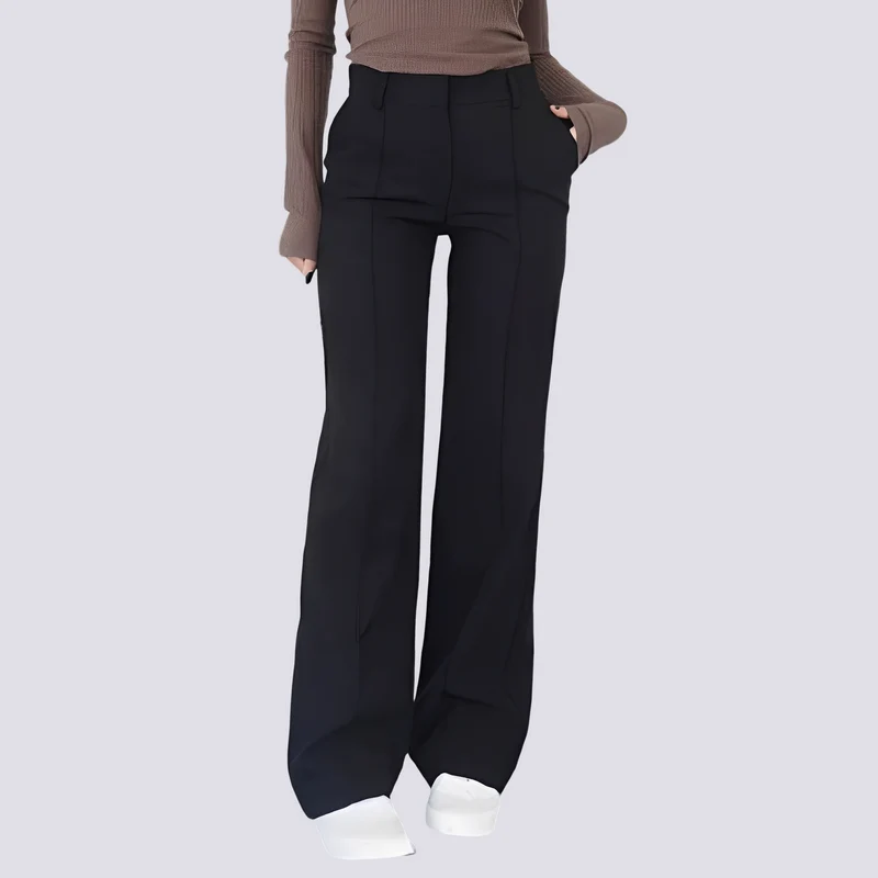 Herbie - Pantalon Taille Haute Décontracté