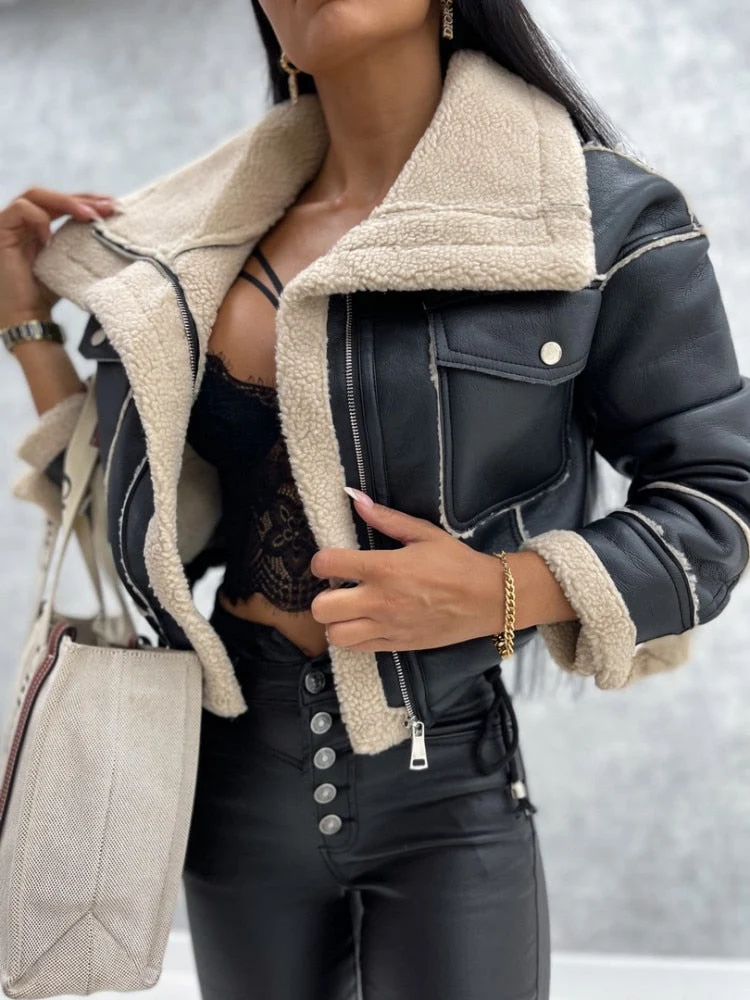 Anya - Blouson motard végétalien