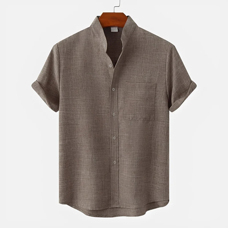 Garrett - Chemise Confortable à Manches Courtes