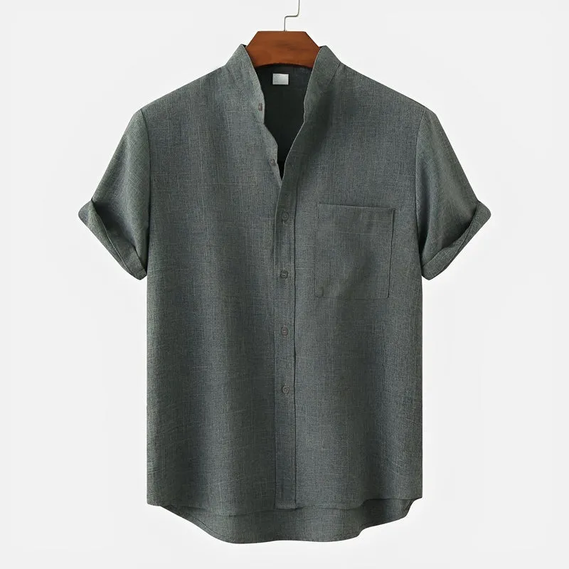 Garrett - Chemise Confortable à Manches Courtes