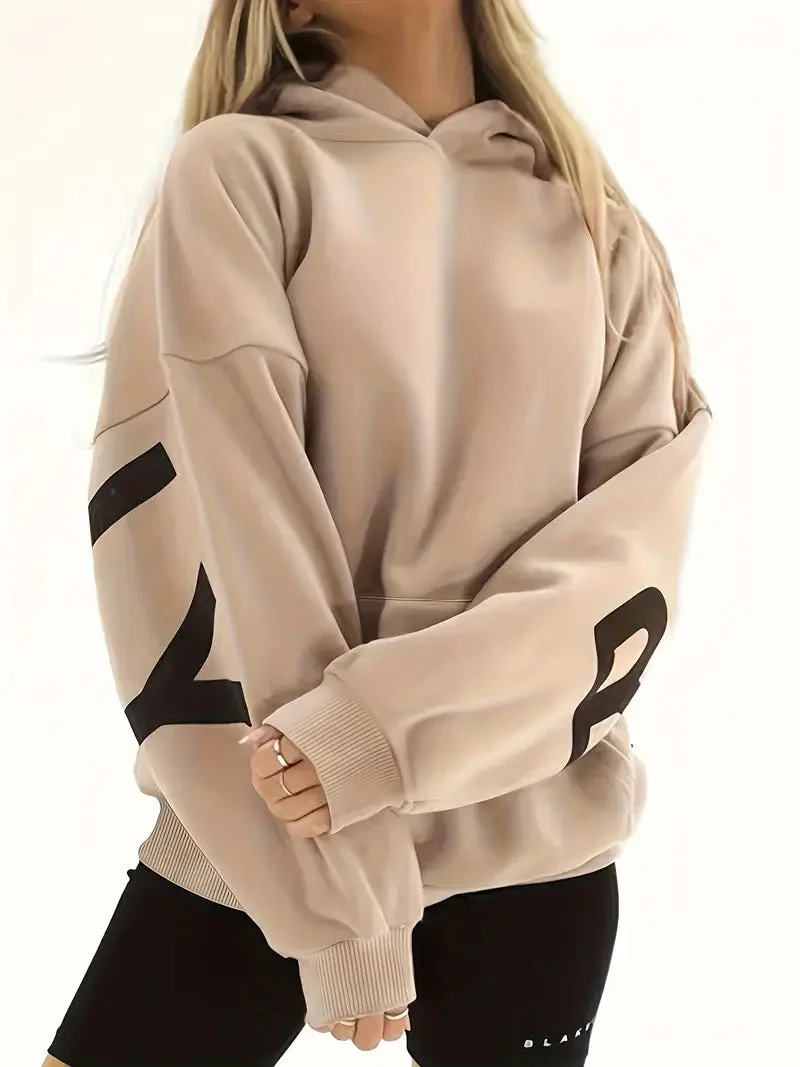 Hoodie à capuche femme douillette pour les journées fraîches
