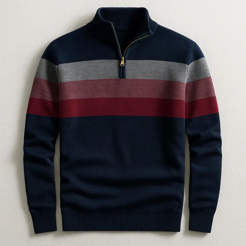 Pull Lorven Rayé pour Homme – Look Moderne Décontracté